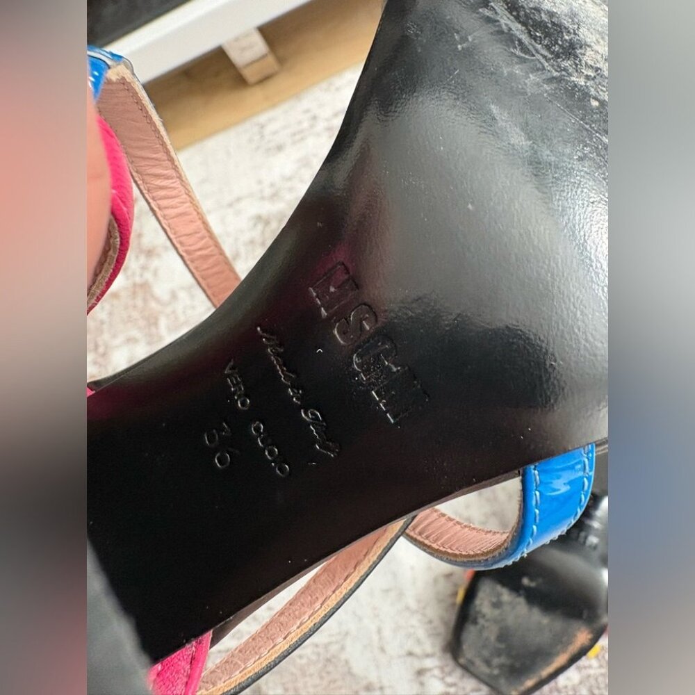 Msgm Multicolor Leather Sandals. - image 6